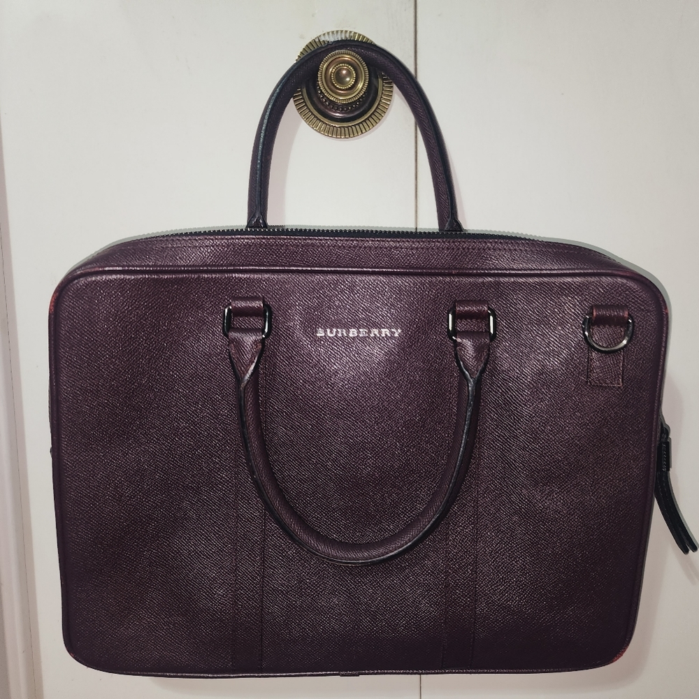 Vintage Burberry Laptop Messenger Bag
